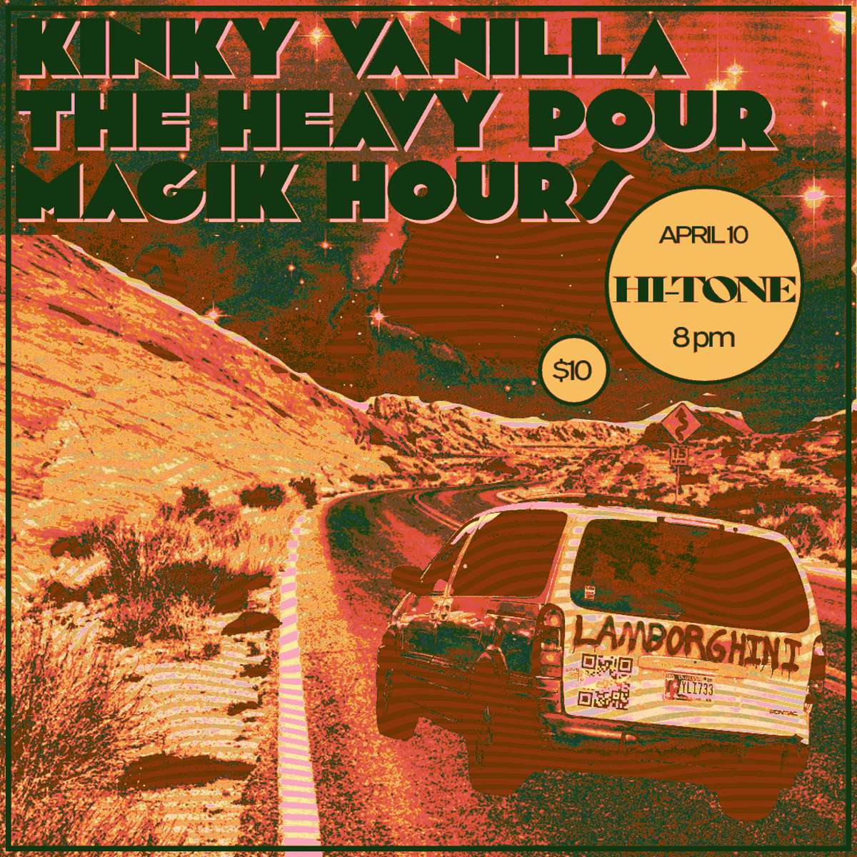 Kinky Vanilla / The Heavy Pour / Magik Hours [Small Room-Downstairs]