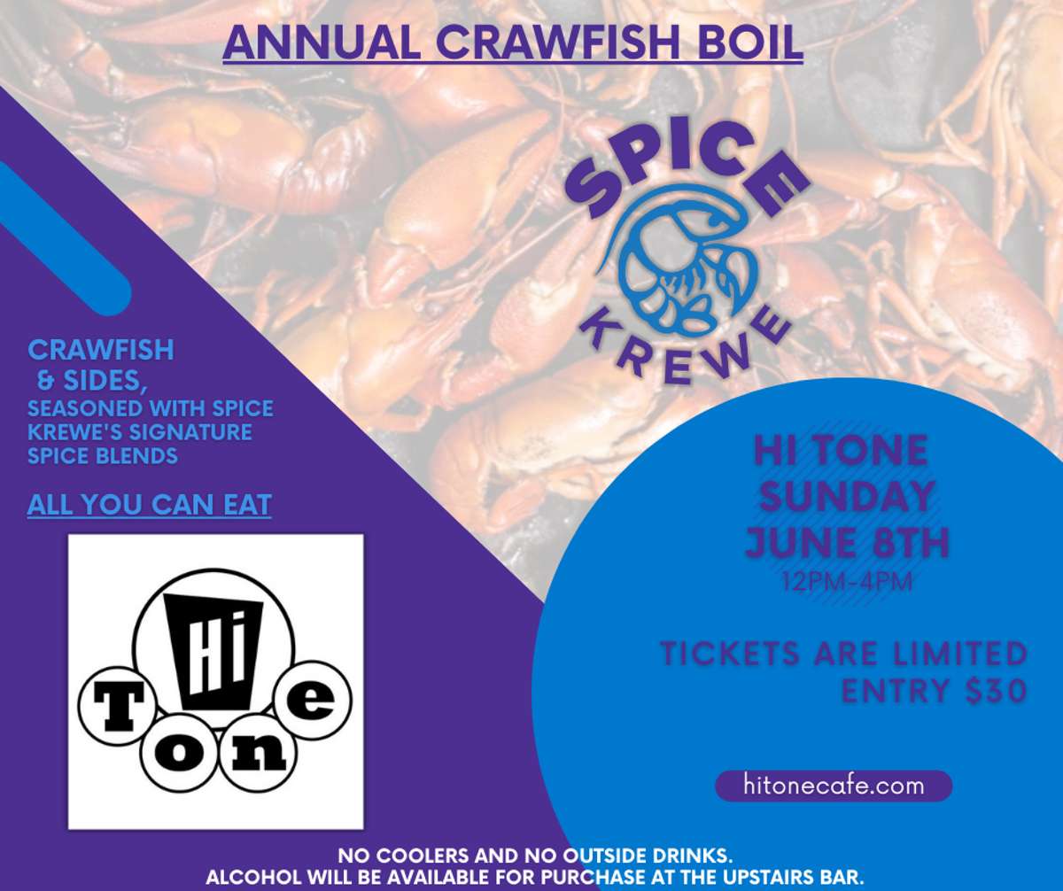 Spice Krewe Annual Crawfish Boil [Big Room-Upstairs]