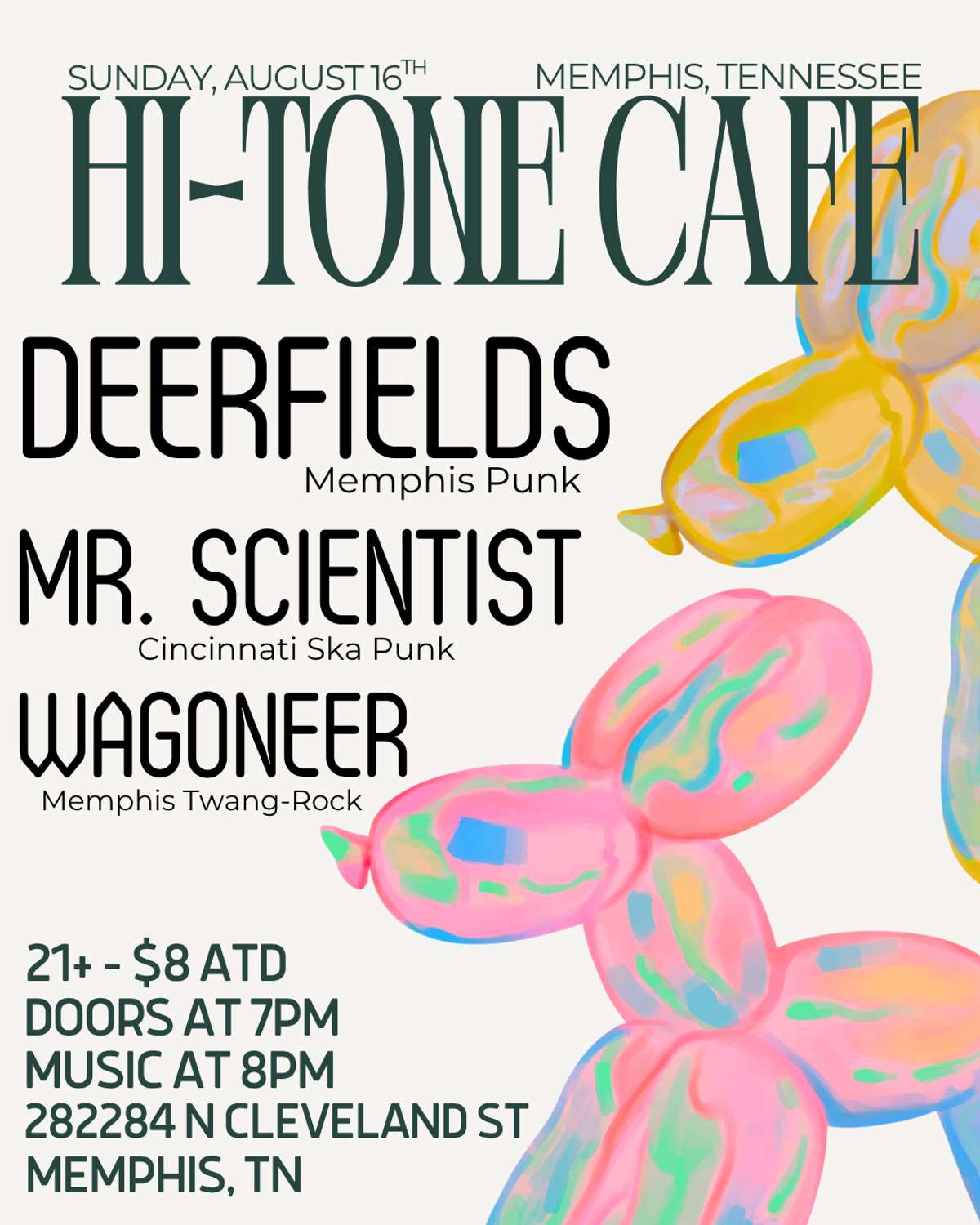 Deerfields / Mr. Scientist / Wagoneer [Small Room-Downstairs]