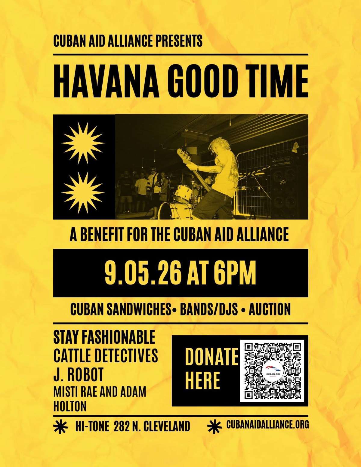 Havana Good Time [Big Room-Upstairs]