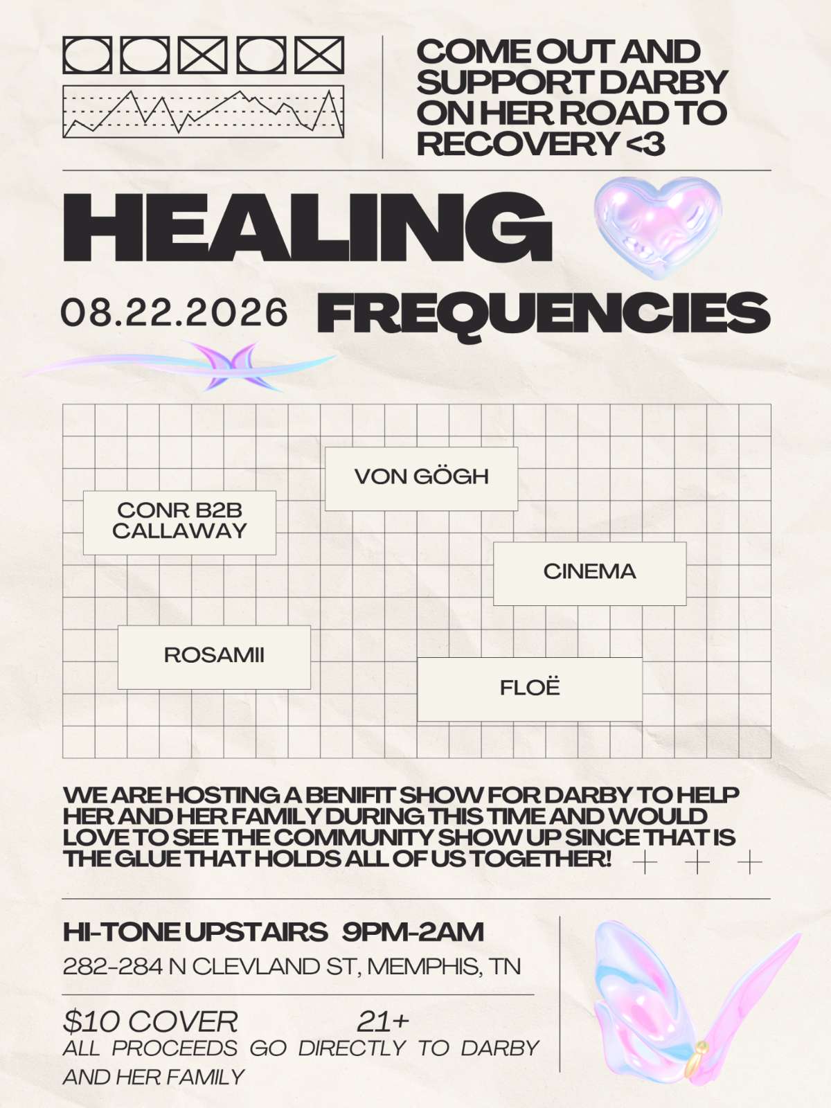 Healing Frequencies [Big Room-Upstairs]
