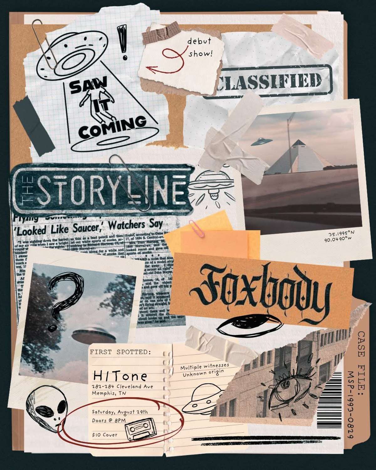 Saw It Coming / The Storyline / Foxbody [Small Room-Downstairs]