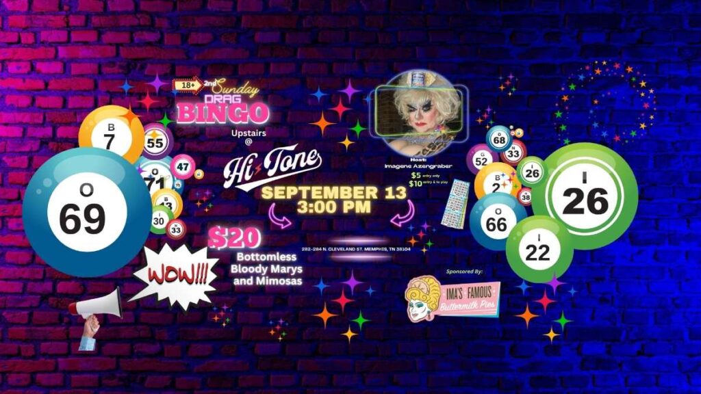 2nd sunday drag bingo big room upstairs