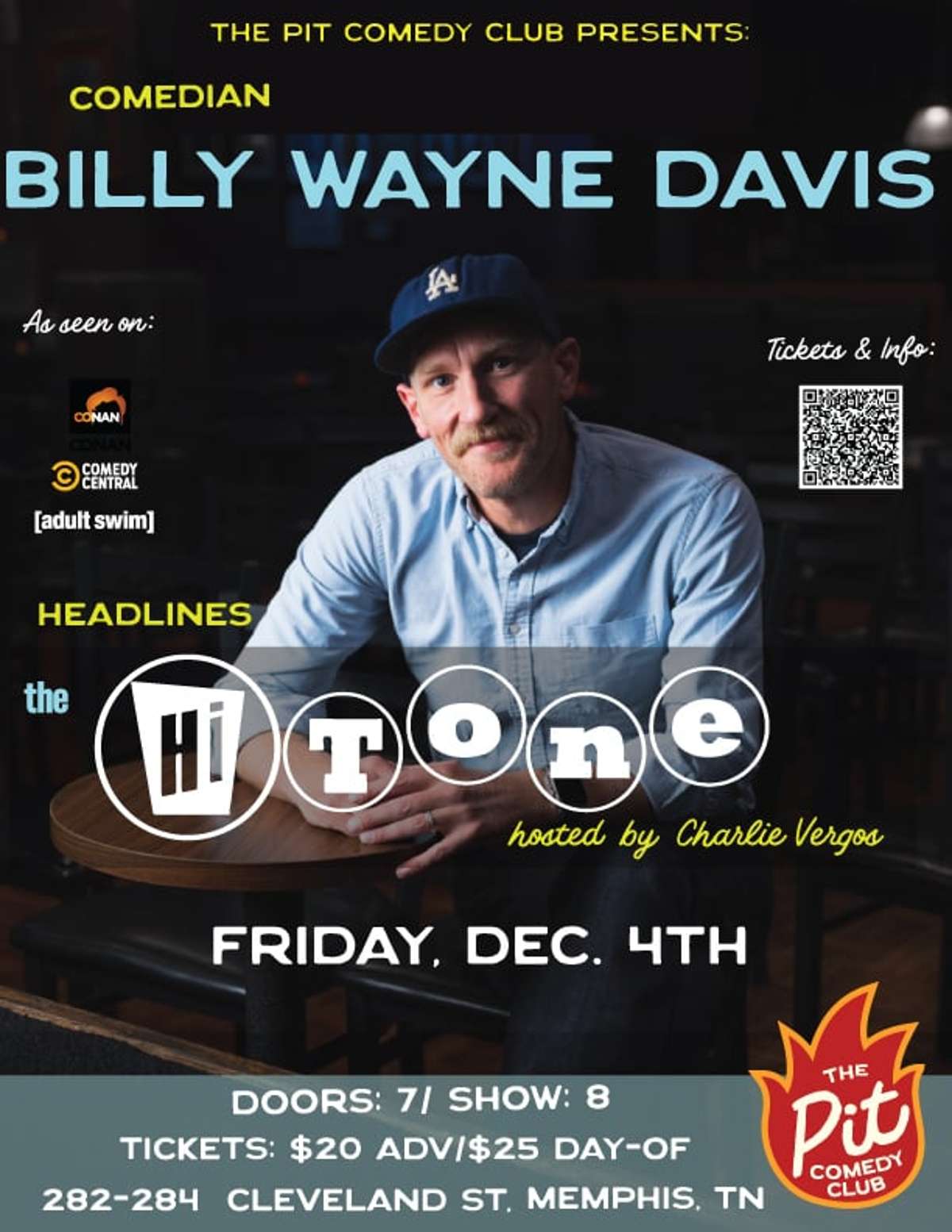 Billy Wayne Davis [Big Room-Upstairs]