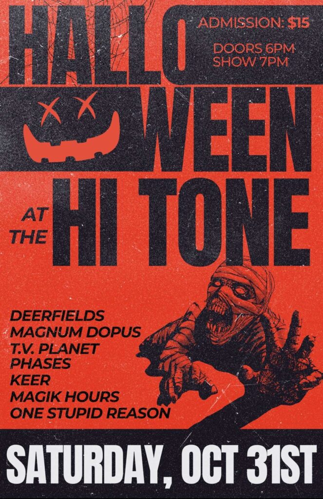 halloween at hi tone big room upstairs