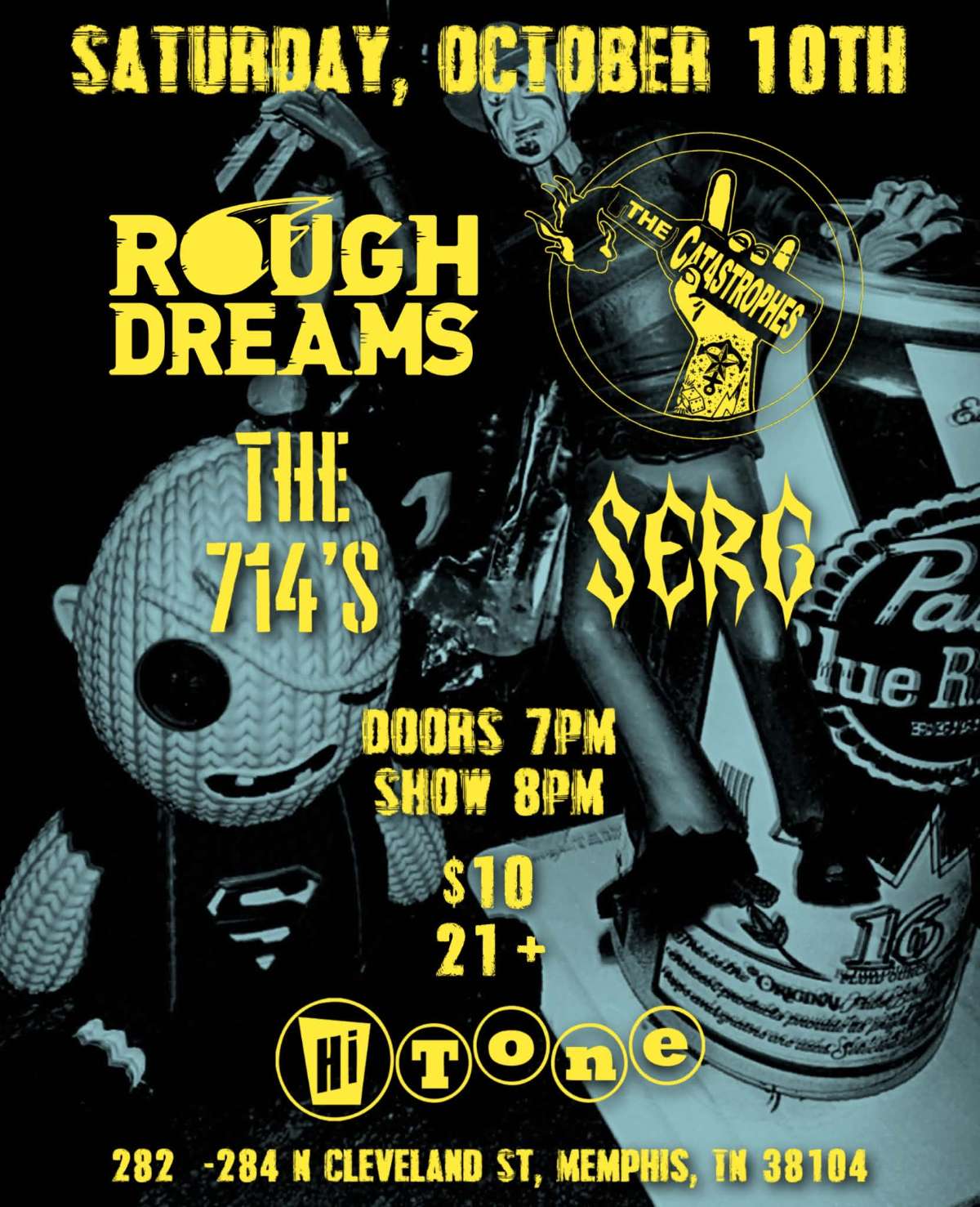 Rough Dreams / The Catastrophe’s / The 714’s / Serg [Small Room-Downstairs]