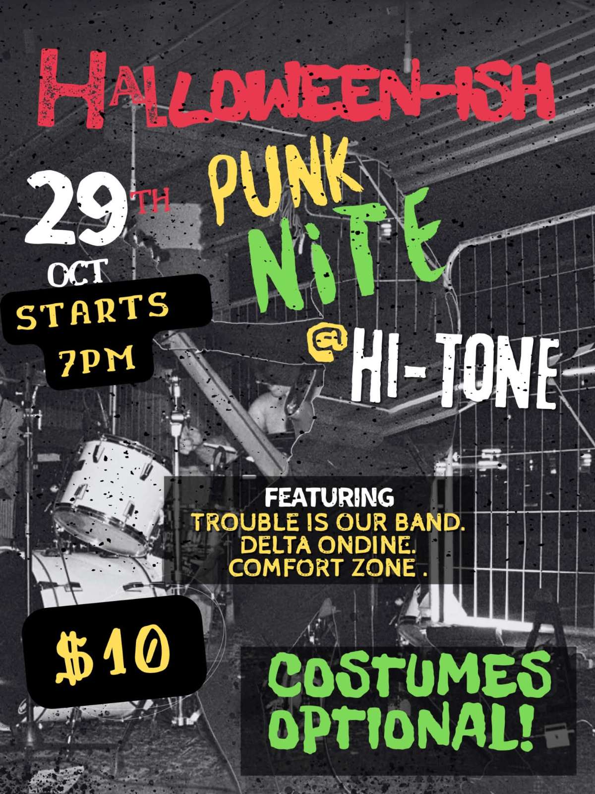 Halloween-ish Punk Nite [Small Room-Downstairs]