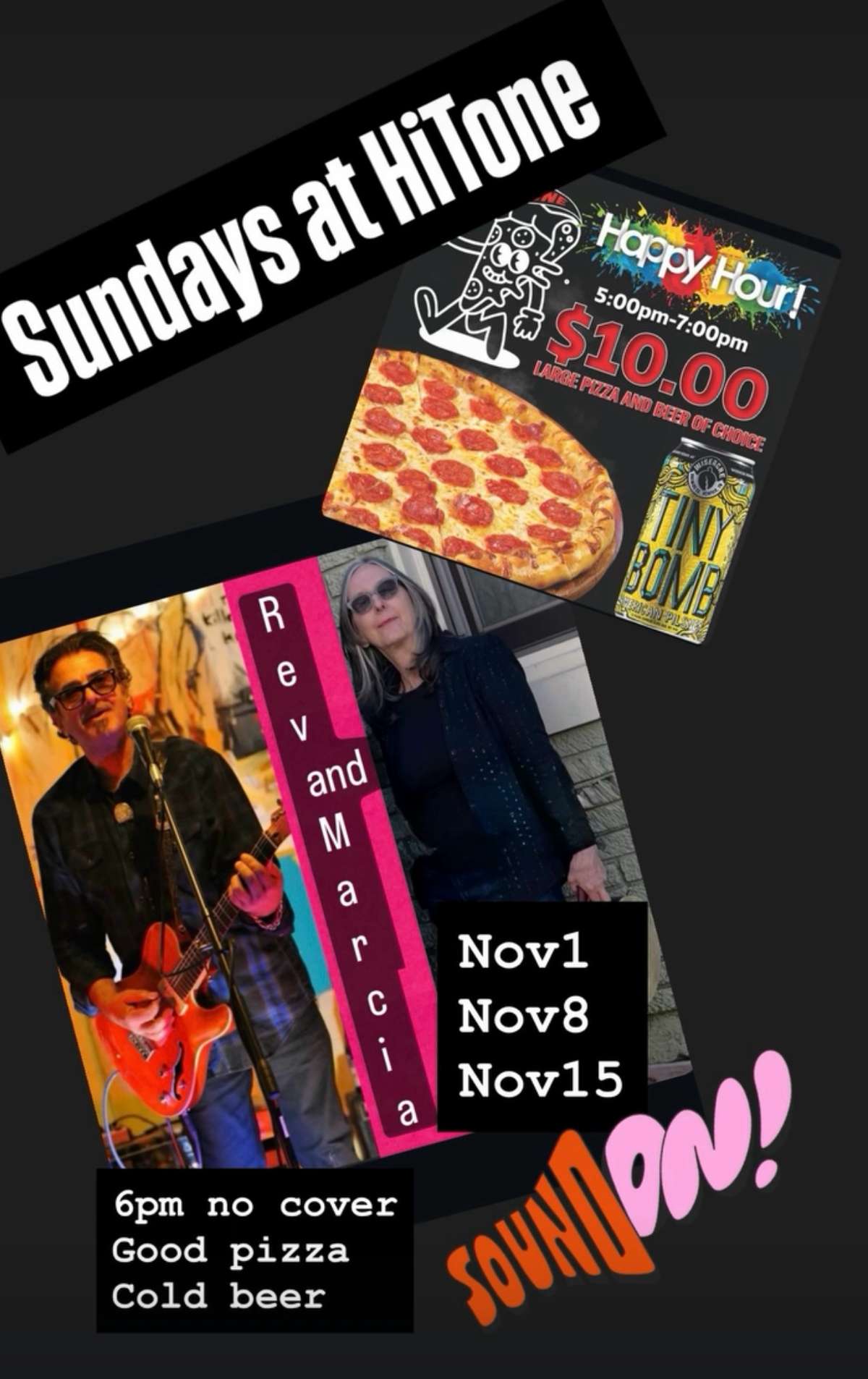 Rev & Marcia *Matinee-Free Show* [Small Room-Downstairs]